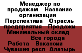 Менеджер по продажам › Название организации ­ Перспектива › Отрасль предприятия ­ Продажи › Минимальный оклад ­ 30 000 - Все города Работа » Вакансии   . Чувашия респ.,Алатырь г.